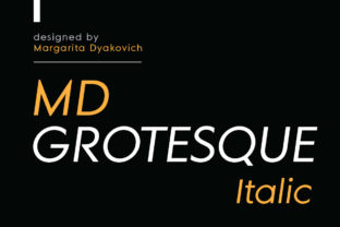 Download MD Grotesque Italic - Premium Resources
