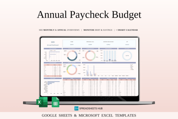 Download Annual Budget by Paycheck Spreadsheet - Spread Collection